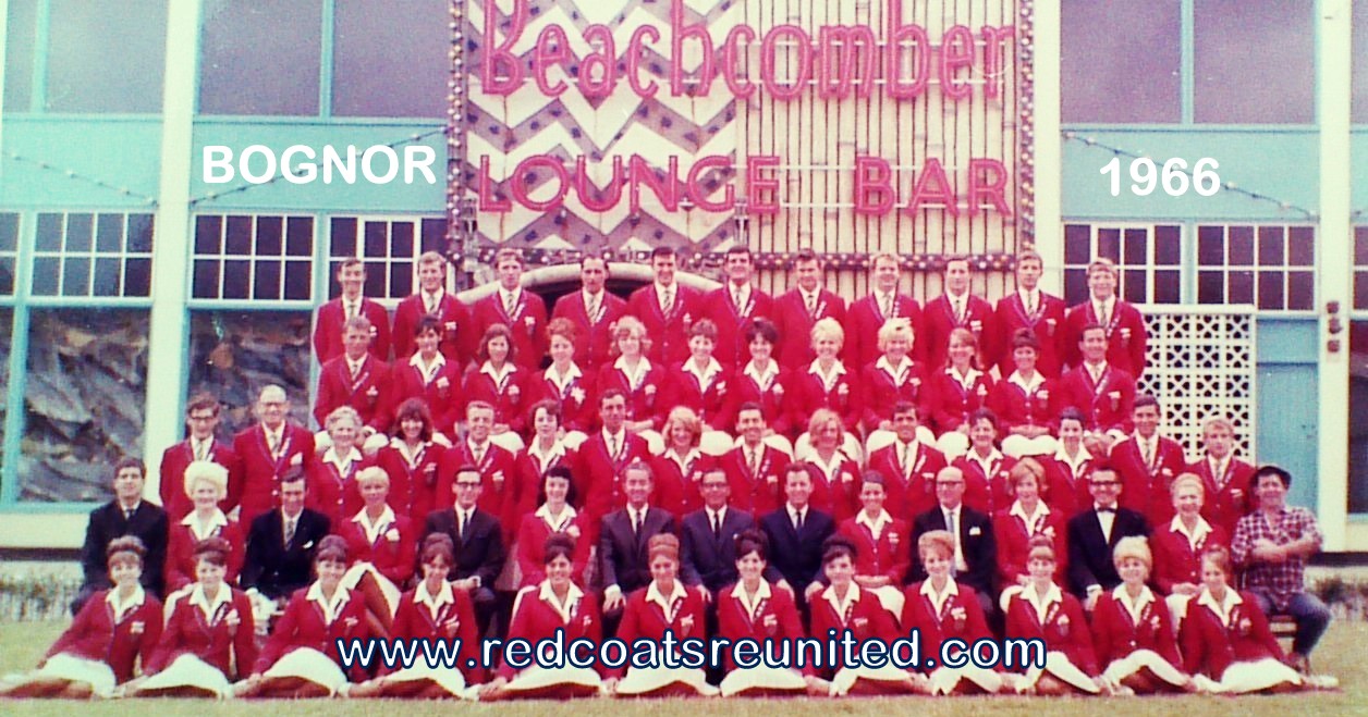 Butlins Bognor 1966 team at Redcoats Reunited