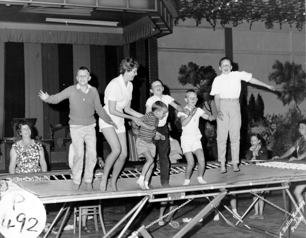 Filey 1964 trampoline at Redcoats Reunited